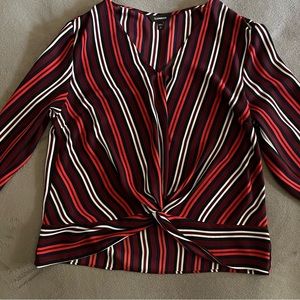 Express long sleeve sheer blouse